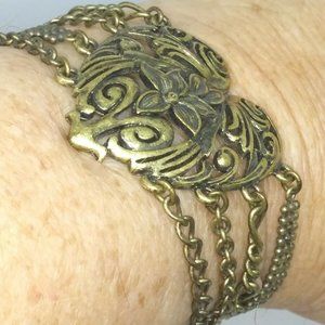 Nine West Heart Bracelet Multi Strand